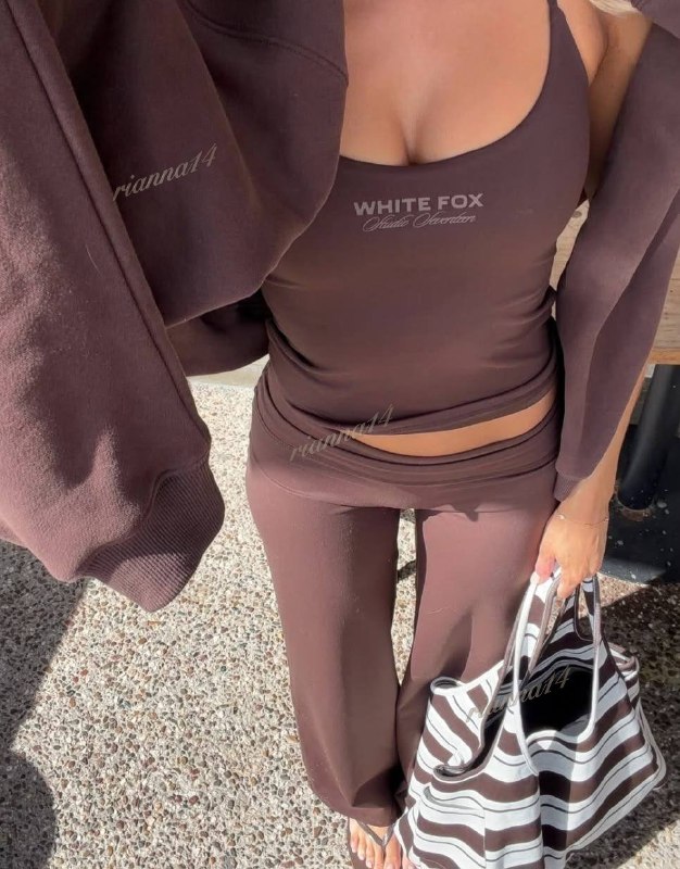 White Fox pink set