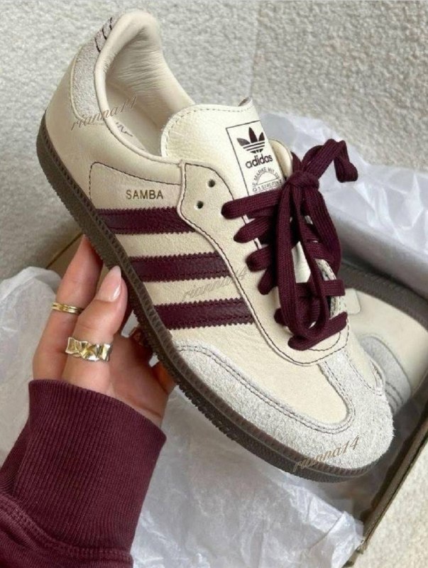 Adidas Samba Maroon · Photo 4